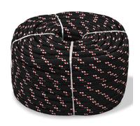 vidaXL Corda Nautica in Polipropilene 8 mm 500 m Nera