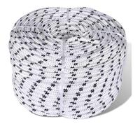 VIDAXL - Corda Nautica Intrecciata In Poliestere 12 Mm 250 M Bianco