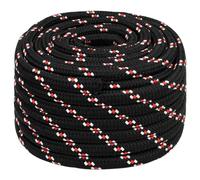 vidaXL Corda Nautica Nera 20 mm 50 m in Polipropilene
