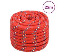 vidaXL Corda Nautica Rossa 20 mm 25 m in Polipropilene