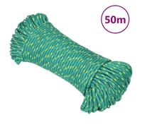 VidaXL Corda Nautica Verde 4 mm 50 m in Polipropilene