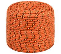 vidaXL Corda per Barca Arancione 8 mm 500 m in Polipropilene