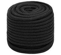 VIDAXL - Corda Nautica Completamente Nera 18 Mm 100 M In Polipropilene