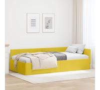vidaXL Struttura per letto ad angolo, set per camera da letto moderno, soluzione ergonomica, minimalista, testiera piazza, riposo notturno, comfort