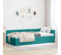 vidaXL Struttura per letto ad angolo: set per camera da letto moderno per una maggiore ergonomia e soluzioni minime. Ideale per il comfort notturno con la sua comoda testiera.