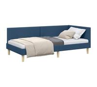 vidaXL Struttura letto ad angolo: moderna camera da letto con testiera regolabile e traspirante, realizzata in legno ingegneristico, salvaspazio e design innovativo.