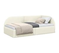vidaXL Letto Angolare in Velluto Moderno: Elegante e Stiloso per la Tua Camera da Letto con Testiera a Muro di Lusso