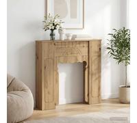 vidaXL Cornice per camino Rovere Artigianale 93 x 20 x 89 cm