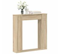 vidaXL Cornice per camino Rovere Sonoma 100 x 20 x 100 cm