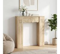 vidaXL Cornice per camino Rovere Sonoma 102 x 20 x 102 cm