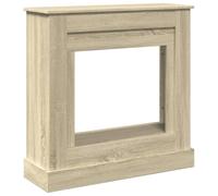 vidaXL Cornice per Camino Rovere Sonoma 90x30x90 cm in Truciolato, Cornice per caminetto, Struttura per Camino, Decorazione Camino, Telaio per Camino