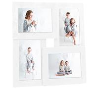VIDAXL - Cornice Multipla Per 4 Foto 13x18cm Bianca In Mdf - SPEDIZIONE GRATUITA
