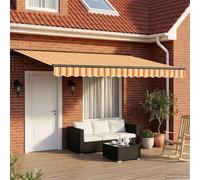 Cornice per Tenda Manuale con LED 4,5 × 3,5 m