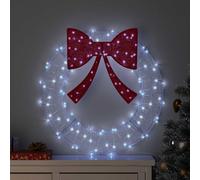 vidaXL Corona con 60 LED Bianco freddo 76 x 76 x 8,5 cm Acrilico