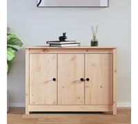 vidaXL Credenza 100x35x74 cm in Legno Massello di Pino