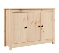 vidaXL Credenza 100x35x74 cm in Legno Massello di Pino