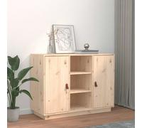 vidaXL Credenza 100x40x75 cm in Legno Massello di Pino Questa credenza in legno, pratica e con uno stile alla moda, è pensata per soddisfare le vostre esigenze e sarà l'aggiunta ideale ai vostri ambie