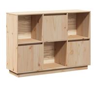 vidaXL Credenza 110,5x35x80 cm in Legno Massello di Pino