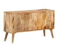 vidaXL Credenza 110x30x60 cm Cassettiera Madia Mobile Armadietto Dispensa Vetrina Mobiletto Arredo Soggiorno Armadio Legno Massello di Mango