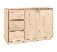 vidaXL Credenza 111x34x75 cm in Legno Massello di Pino