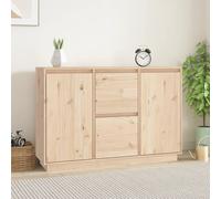 vidaXL Credenza 111x34x75 cm in Legno Massello di Pino