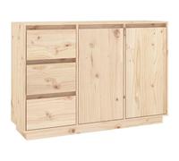 vidaXL Credenza 111x34x75 cm in Legno Massello di Pino