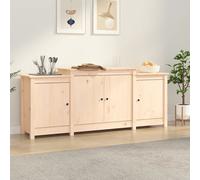vidaXL Credenza 164x37x68cm in Legno Massello di Pino