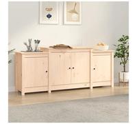 Credenza 164x37x68cm in legno massello di pino