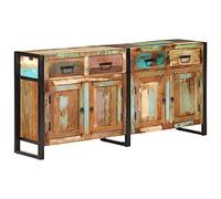 vidaXL Credenza 172x35x80 cm in Legno Massello di Recupero