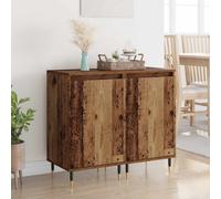 vidaXL Credenza 2 pcs Legno vecchio 40 x 35 x 70 cm