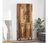 vidaXL Credenza 2 pz Legno vecchio 69,5 x 34 x 180 cm