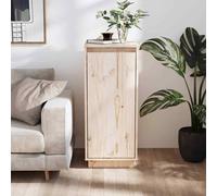 vidaXL Credenza 31,5x34x75 cm in Legno Massello di Pino