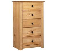 VIDAXL - Credenza 46x40x89 cm in Legno Massello di Pino Panama Range