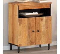 vidaXL Credenza 60x33x75 cm in Legno Massello di Acacia