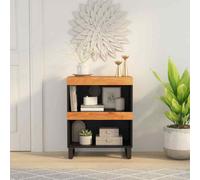 vidaXL Credenza 60x33x75 cm in Legno Massello di Acacia