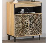 vidaXL Credenza 60x33x75 cm in Legno Massello di Mango