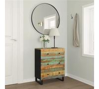 vidaXL Credenza 60x33x75 in Legno Massello di Recupero