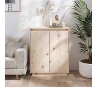 vidaXL Credenza 60x34x75 cm in Legno Massello di Pino
