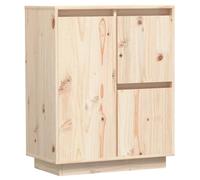 vidaXL Credenza 60x34x75 cm in Legno Massello di Pino