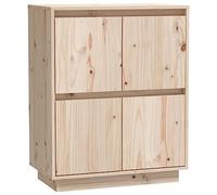 vidaXL Credenza 60x34x75 cm in Legno Massello di Pino
