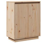 vidaXL Credenza 60x34x75 cm in Legno Massello di Pino
