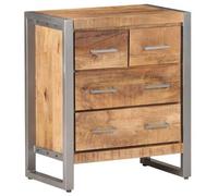 vidaXL Credenza 60x35x70 cm in Legno di Mango Grezzo