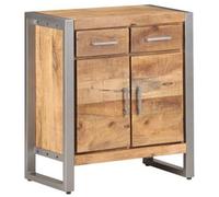 vidaXL Credenza 60x35x72 cm in Legno di Mango Grezzo