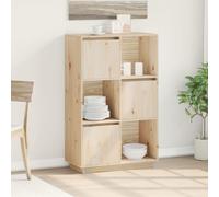 VIDAXL - Credenza 74x35x117 cm in Legno Massello di Pino