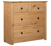 VIDAXL - Credenza 80x40x83 cm in Legno Massello di Pino Panama Range