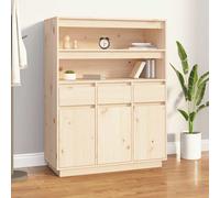 VIDAXL - Credenza 89x40x116,5 Cm In Legno Massello Di Pino