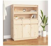 VIDAXL - Credenza 89x40x116,5 Cm In Legno Massello Di Pino