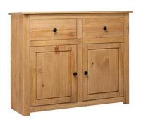 VIDAXL - Credenza 93x40x80 cm in Legno Massello di Pino Panama Range