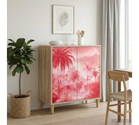 vidaXL Credenza AACHEN Sonoma 69 x 33 x 75 cm Legno ingegnerizzato, Mobile laterale rettangolare moderno, grande spazio per soggiorno e sala da pranzo, arredo elegante per la casa