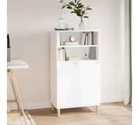 vidaXL Credenza Alta Bianca 60x36x110 cm in Legno Multistrato